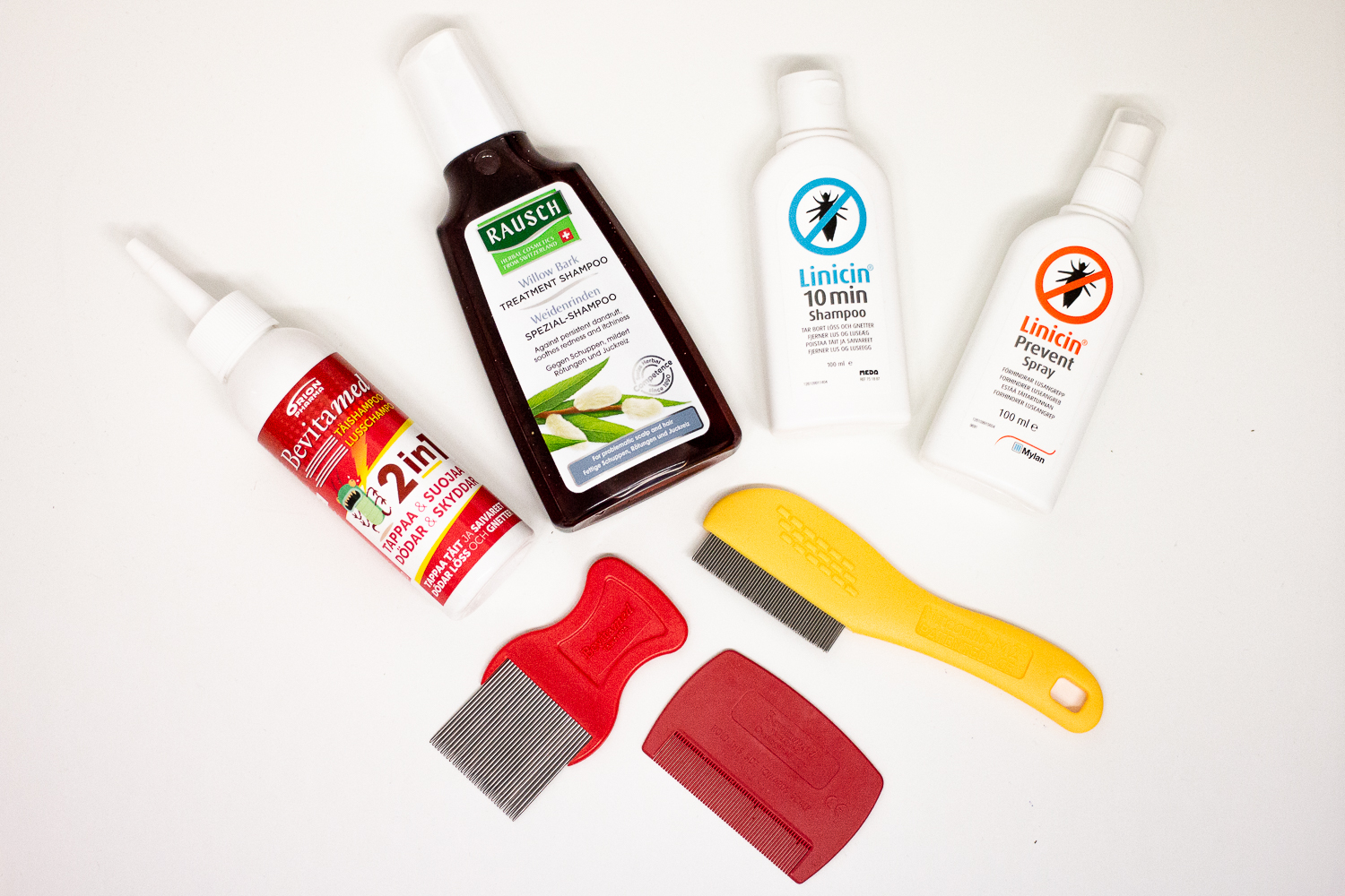 Täinvastaisten aineiden ja välineiden arsenaali