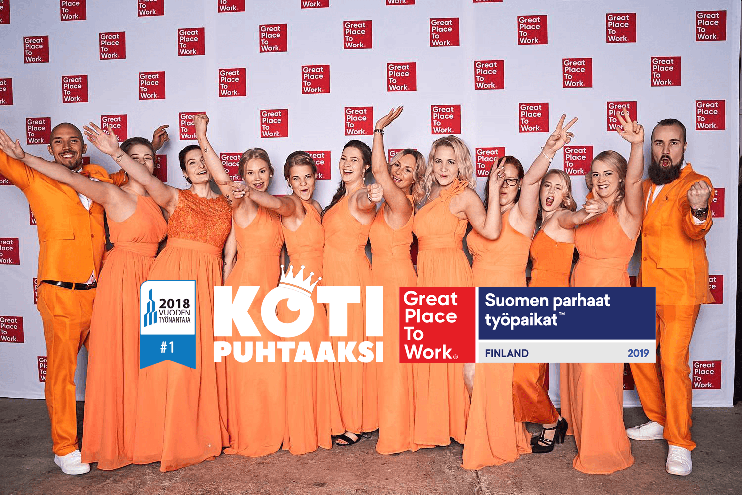 Suomen paras työpaikka ja Euroopan paras siivousalan työpaikka!