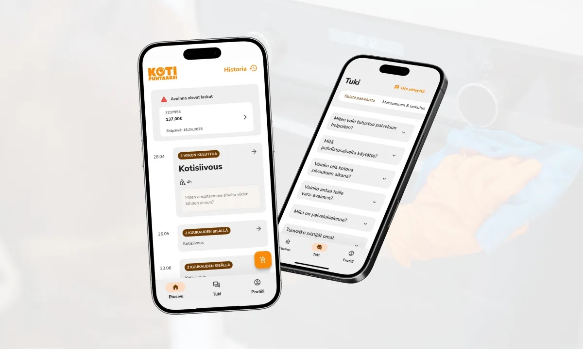 Asiakassovelluksemme uudistui